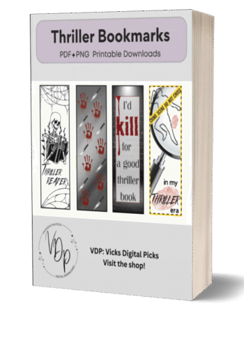Thriller, Psychological Thriller Bookmark