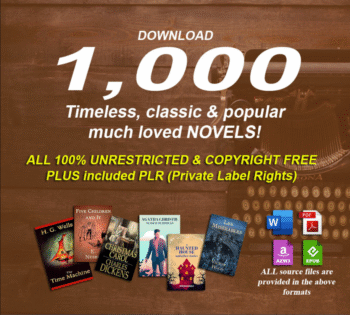 1000 timeless classic & famous novels in digital format