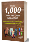 1000 timeless classic & famous novels in digital format